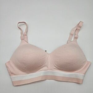 Hanes Cool That Adapts To You Light Pink Comfort T-Shirt Bra‎ M